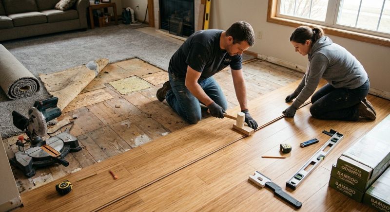 Bamboo Flooring Installation in Aurora, CO