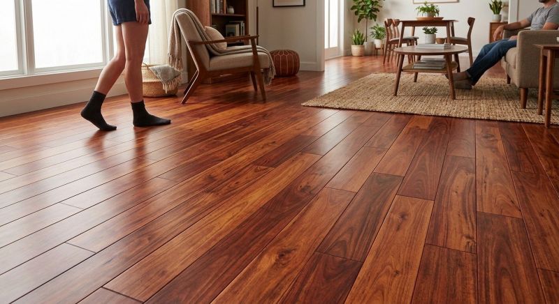 Cherry Floor Installation in Brighton, CO