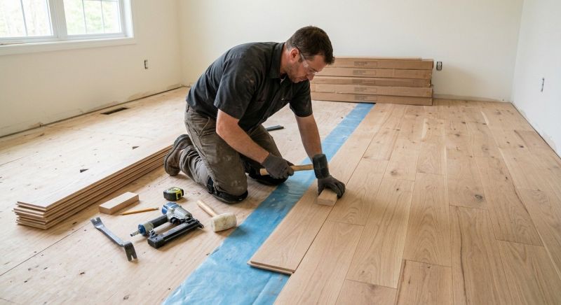 Finished Floor Installation in Aurora, CO