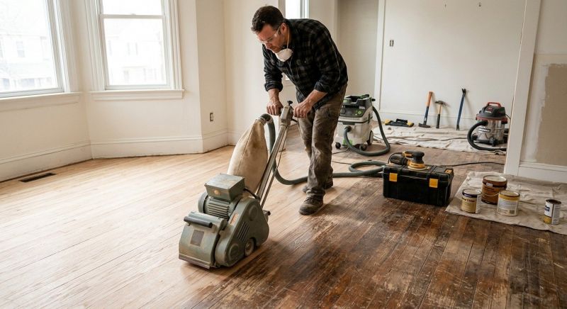 Hardwood Floor Renovation in Aurora, CO