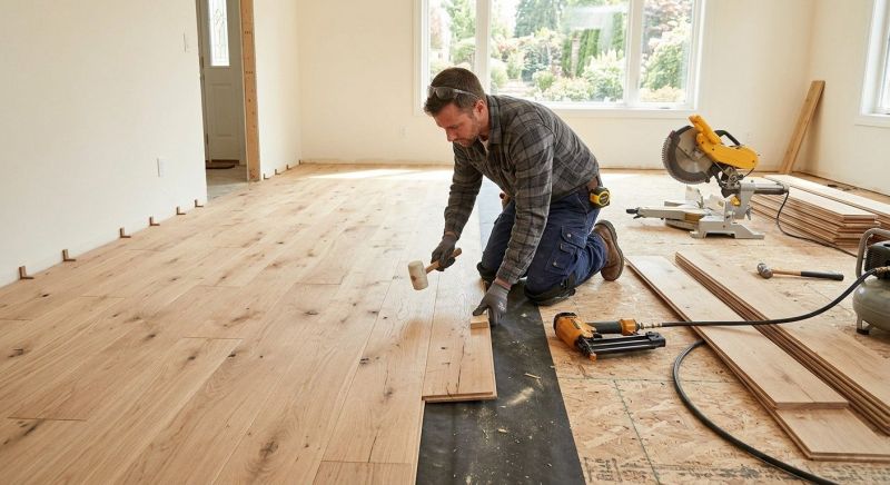 Oak Floor Installation in Adams County, CO