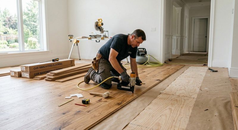 Oak Floor Installation in Arvada, CO