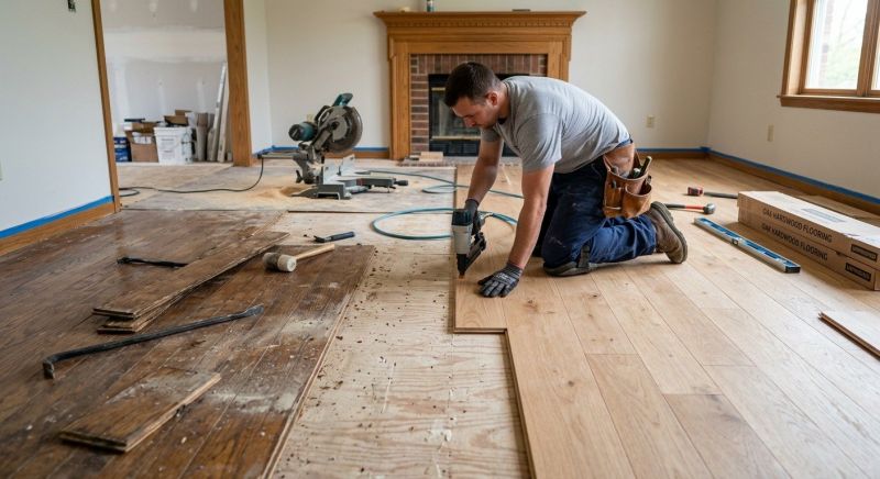 Oak Floor Installation in Bennett, CO