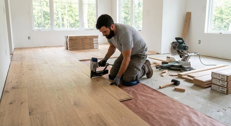 Oak Floor Installation in Englewood, CO