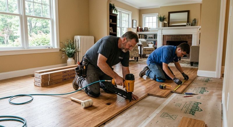 Oak Floor Installation in Jefferson County, CO