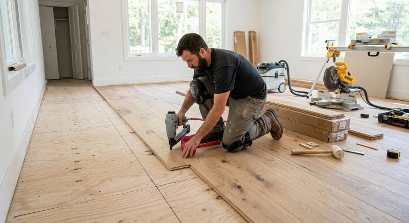 Oak Floor Installation in Aurora, CO