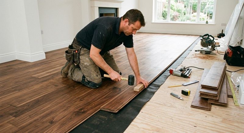 Walnut Flooring Installation in Aurora, CO