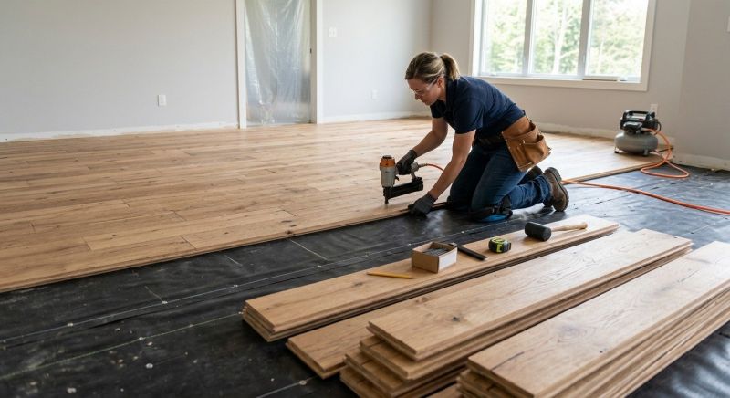 Wide Plank Floor Installation in Aurora, CO