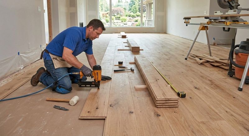 Wide Plank Floor Installation in Aurora, CO