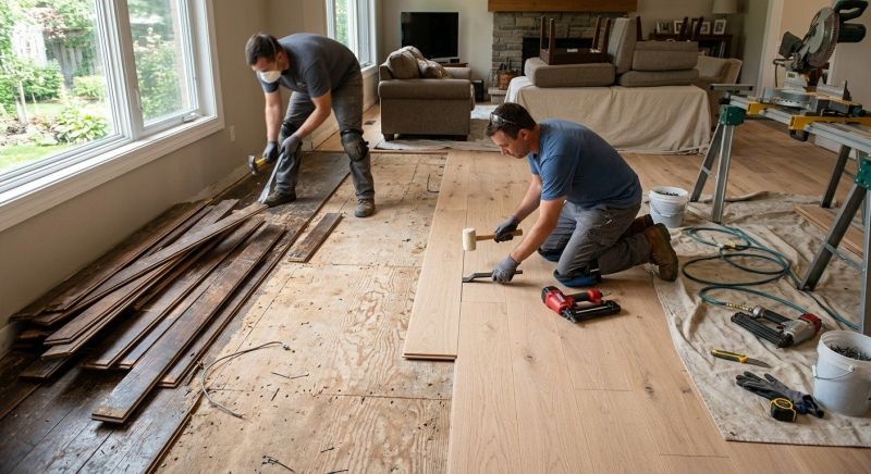 Wood Floor Replacement in Bennett, CO